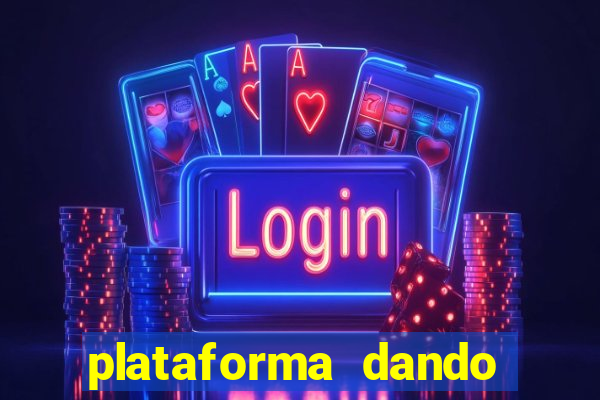 plataforma dando bonus de cadastro